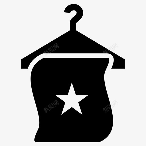 毛巾浴室布svg_新图网 https://ixintu.com 毛巾 浴室 布烘干 烘干 衣架 卫生用品