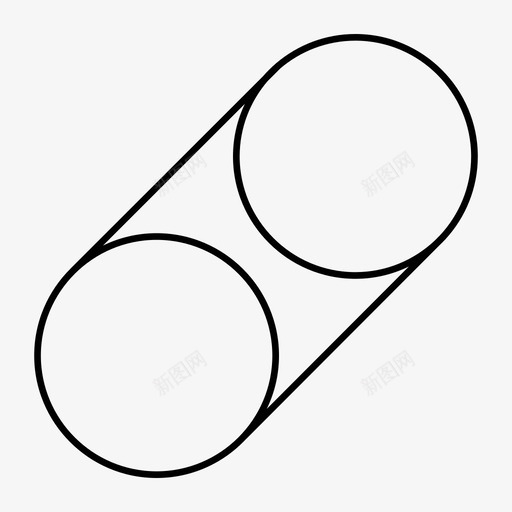 圆柱体三维圆svg_新图网 https://ixintu.com 三维 形状 圆柱体 圆棱 柱体