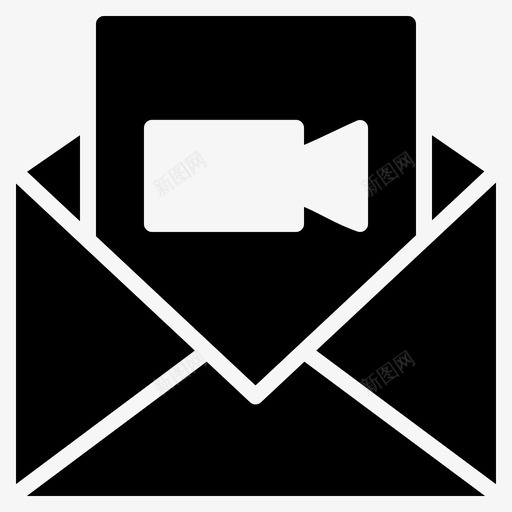 视频信息通信联系人svg_新图网 https://ixintu.com 视频 信息 通信 联系人 邮件