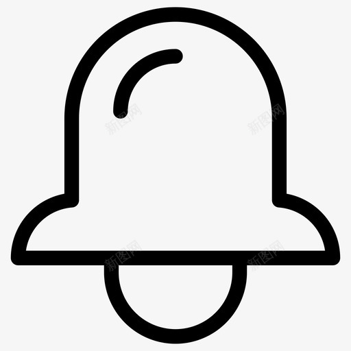 钟声圣诞节通知svg_新图网 https://ixintu.com 圣诞节 钟声 通知 冬天 第卷