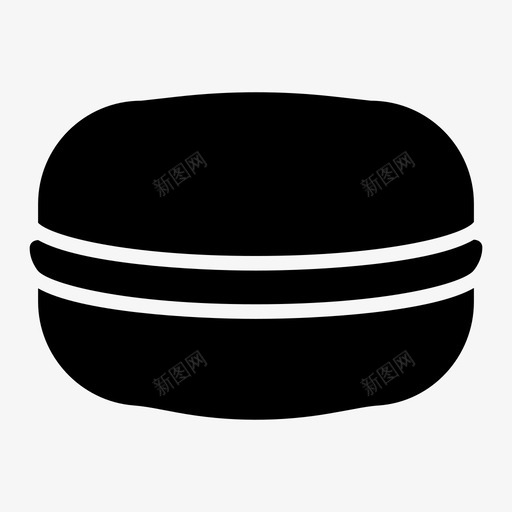 汉堡包芝士汉堡食品svg_新图网 https://ixintu.com 食品 汉堡包 芝士 汉堡 三明治 固体