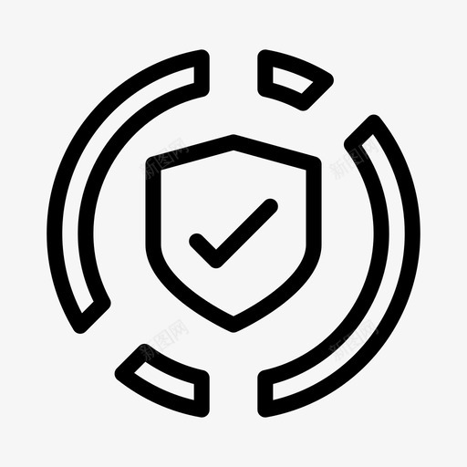 图形图表保护svg_新图网 https://ixintu.com 图形 图表 保护 屏蔽 统计 安全性 线条 符号