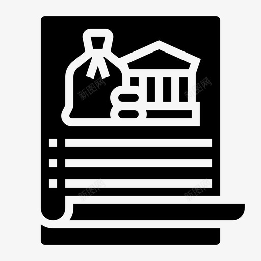 财政政策政府税收svg_新图网 https://ixintu.com 财政政策 政府 税收 失业
