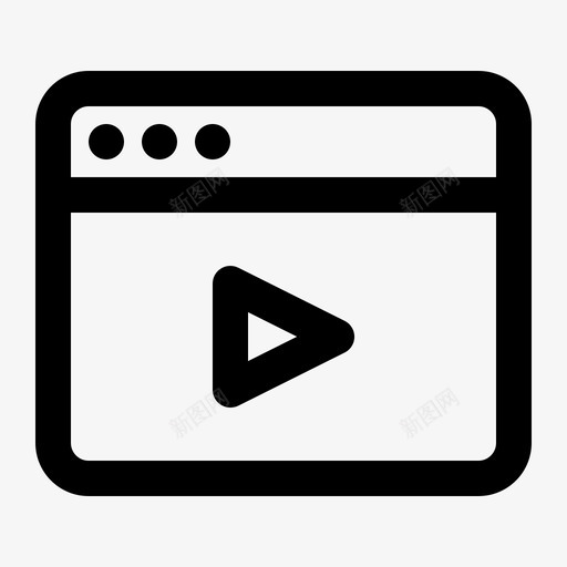 虚拟博客博客流媒体svg_新图网 https://ixintu.com 博客 虚拟 流媒体 视频 网站 网络营销