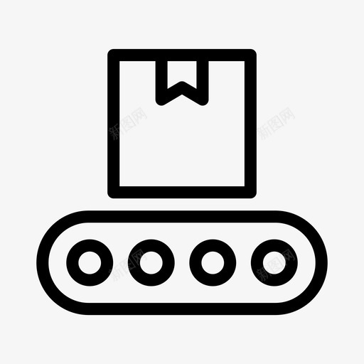输送机皮带箱子svg_新图网 https://ixintu.com 输送机 皮带 箱子 制造 包裹 物流配送