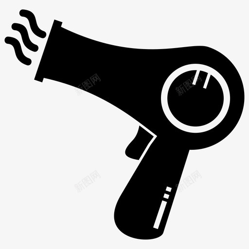 吹风机盥洗室化妆室svg_新图网 https://ixintu.com 盥洗室 吹风机 化妆 抽水马桶 卫生间