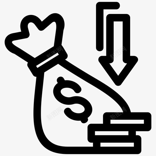 存款美元金融svg_新图网 https://ixintu.com 存款 美元 金融投资 货币 支付 金融