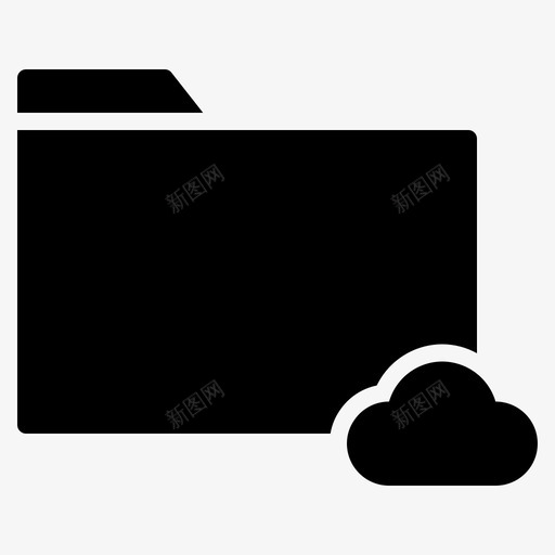 在线文件夹云文件svg_新图网 https://ixintu.com 在线 文件夹 文件 存储 云计算