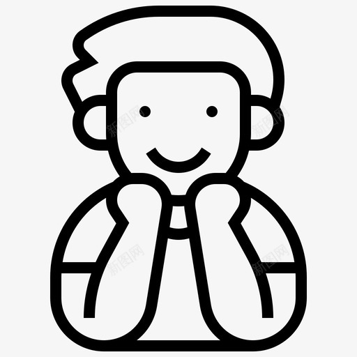孩子男孩儿子svg_新图网 https://ixintu.com 孩子 男孩 儿子 年轻人 家谱
