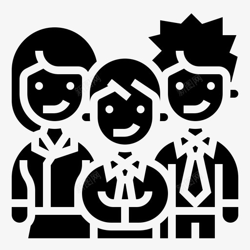 员工公司组织svg_新图网 https://ixintu.com 员工 公司 组织 资源 团队 合作 考核 图示