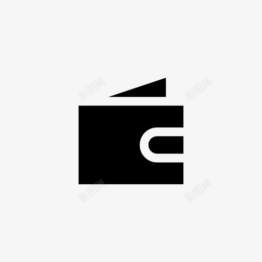 钱包现金钱svg_新图网 https://ixintu.com 钱包 现金 金钱 支付 储蓄 储蓄金 金融 线条 符号