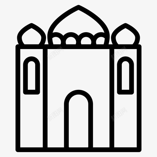 清真寺阿拉伯语伊斯兰教svg_新图网 https://ixintu.com 清真寺 阿拉伯语 伊斯兰教 穆斯林 斋月