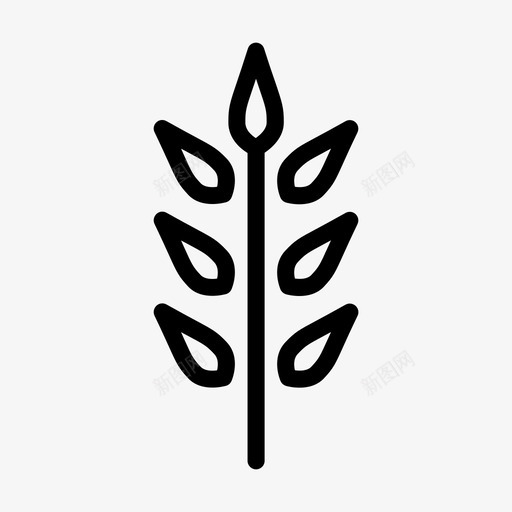 粮食农业自然svg_新图网 https://ixintu.com 粮食 农业 自然 植物 小麦 春纹