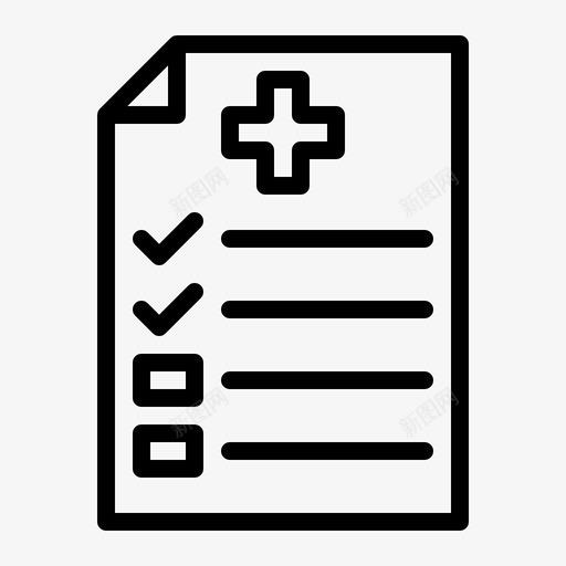 诊断病历医疗报告svg_新图网 https://ixintu.com 医疗 诊断 病历 报告 大纲