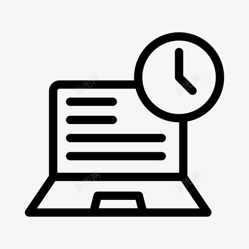 截止日期交货快速svg_新图网 https://ixintu.com 截止 截止日 日期 交货 快速 笔记本 电脑 在线 物流 送货