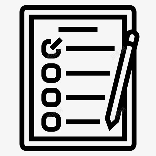 问卷评估检查表svg_新图网 https://ixintu.com 问卷 评估 检查表 询问 反馈 客户 确认