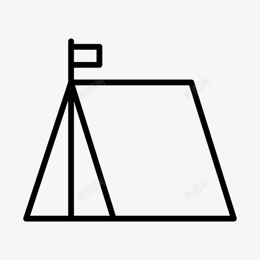 帐篷探险营地svg_新图网 https://ixintu.com 帐篷 探险 营地 天篷 户外