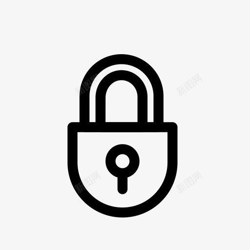 锁门房子svg_新图网 https://ixintu.com 锁门 房子 油漆 窗户 户家