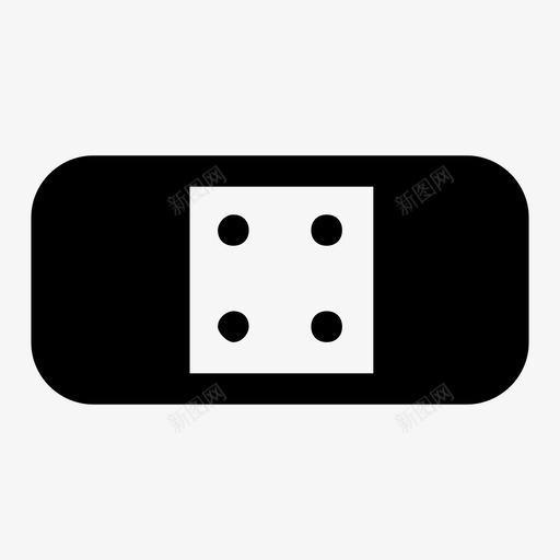 绷带反应灵敏的用户界面实心图标svg_新图网 https://ixintu.com 绷带 反应 灵敏 用户界面 实心 图标