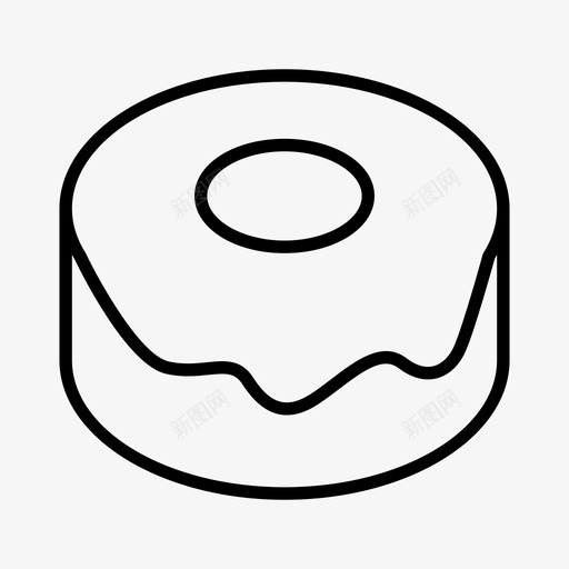 甜甜圈甜点糕点svg_新图网 https://ixintu.com 甜甜圈 甜点 糕点 甜味