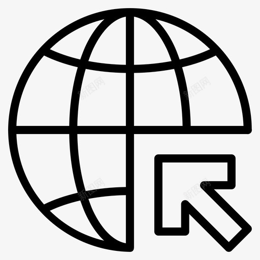 网页点击链接网站svg_新图网 https://ixintu.com 网页 点击 链接 网站 网址 通讯