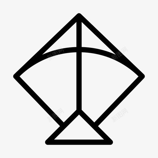 风筝飞孩子们svg_新图网 https://ixintu.com 玩具 风筝 孩子们 玩玩 儿童 线雕