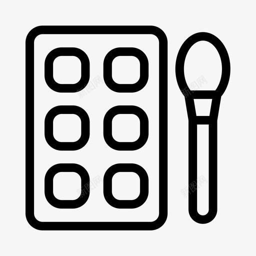 化妆刷子化妆品svg_新图网 https://ixintu.com 时装 化妆 刷子 化妆品 款式 线条
