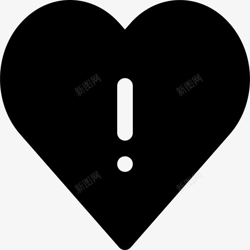 警告爱表情符号感觉svg_新图网 https://ixintu.com 警告 表情 符号 感觉 心面 面试 固体