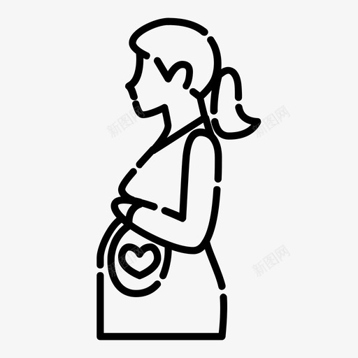妈妈怀孕了日子礼物svg_新图网 https://ixintu.com 妈妈 怀孕 日子 礼物 节日