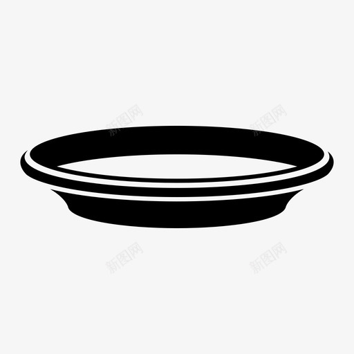 汤碗碟svg_新图网 https://ixintu.com 食物 汤碗碟 碗碟 盘子 固体