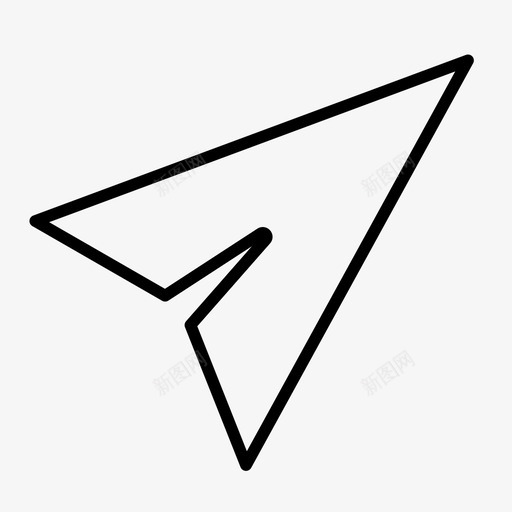 发送纸飞机社交信息用户界面svg_新图网 https://ixintu.com 发送 飞机 社交 信息 用户界面