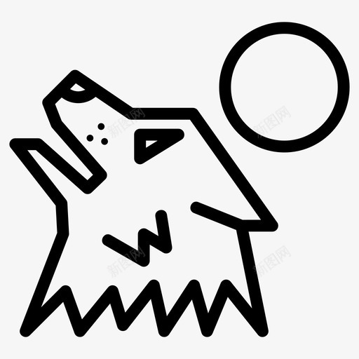 狼新包svg_新图网 https://ixintu.com 新包 加号 符号 社交