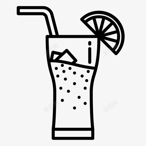 柠檬茶饮料冰svg_新图网 https://ixintu.com 柠檬 茶饮料 果汁 橙子 暑假