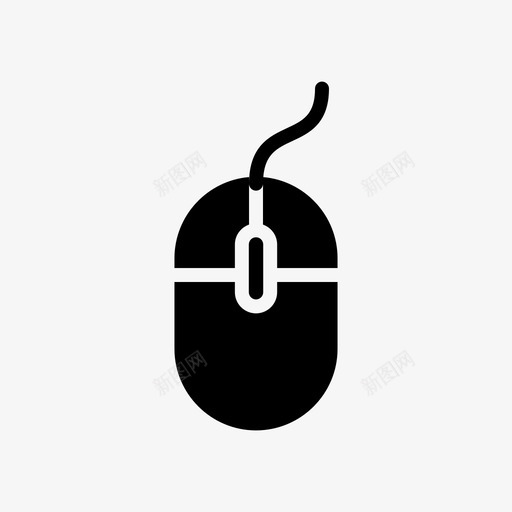 鼠标单击硬件svg_新图网 https://ixintu.com 排序 浪费 鼠标 单击 硬件 线条 符号