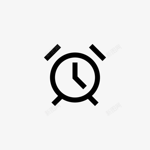 闹钟警报早晨svg_新图网 https://ixintu.com 闹钟 警报 早晨 时间 旅游 旅行 像素 线条 符号