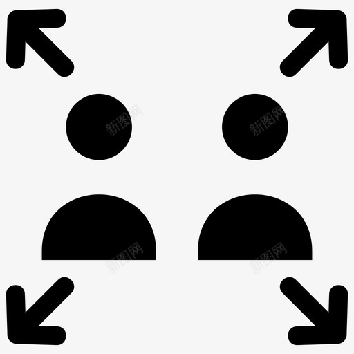 管理层员工层级svg_新图网 https://ixintu.com 管理层 员工 层级 经理 团队