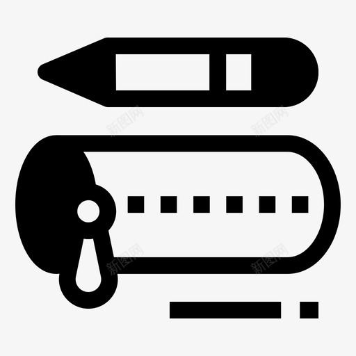 钱包铅笔邮袋svg_新图网 https://ixintu.com 钱包 铅笔 邮袋 文具 返校 基本