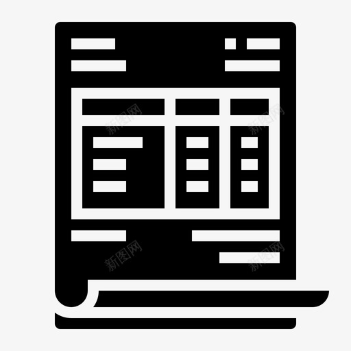 报价单账单发票svg_新图网 https://ixintu.com 报价单 账单 发票 纸张 收据 客户 确认