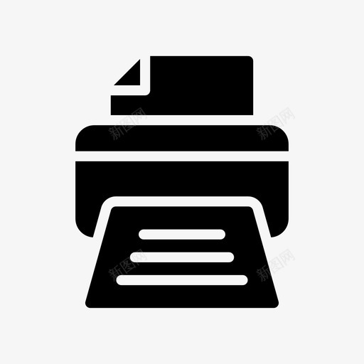 打印机文件传真svg_新图网 https://ixintu.com 打印机 文件 传真 传真纸 纸张 仓库 货物运输 线条
