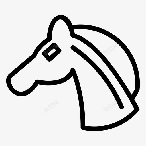 小马动物马svg_新图网 https://ixintu.com 小马 动物 马骑马 骑马 运动 玩具