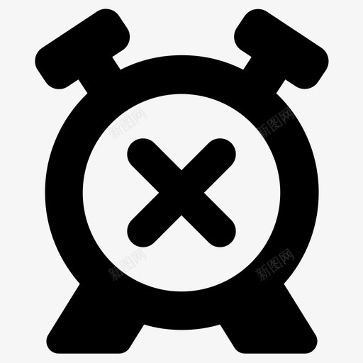 取消闹钟关闭闹钟删除时间svg_新图网 https://ixintu.com 闹钟 取消 关闭 删除 时间 时钟