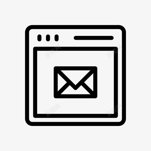 联机电子邮件收件箱svg_新图网 https://ixintu.com 联机 电子邮件 收件箱 消息 支持