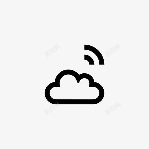 云数据库信号svg_新图网 https://ixintu.com 数据库 信号 存储 无线 数据 技术 像素 完美 线条 轮廓
