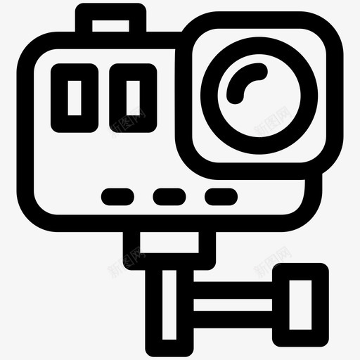 照相机动作片电影svg_新图网 https://ixintu.com 电影 照相机 动作片 录像 交通工具 机器 技术