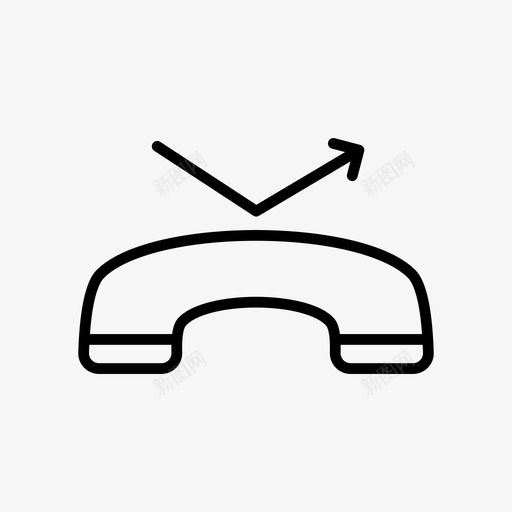 未接来电通讯联系我们svg_新图网 https://ixintu.com 未接 来电 联系 我们 通讯 设备 电话