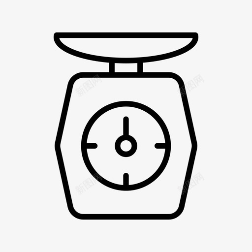 重量秤千克测量svg_新图网 https://ixintu.com 重量 千克 测量