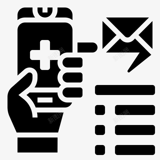 医疗应用程序应用程序信息svg_新图网 https://ixintu.com 应用程序 医疗 信息 智能 手机 技术 医院 图示