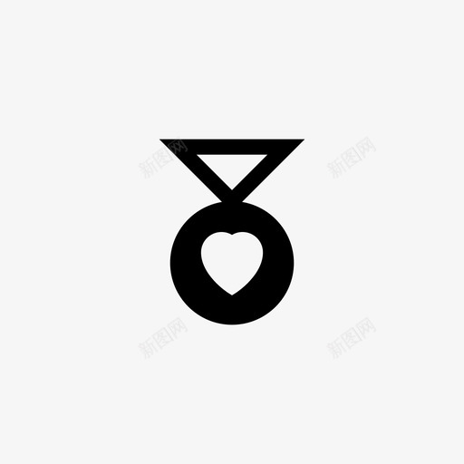 奖章徽章最爱svg_新图网 https://ixintu.com 奖章 徽章 最爱 爱心 爱爱 浪漫 线条 符号
