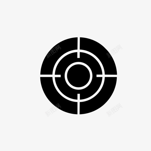目标图标业务启动svg_新图网 https://ixintu.com 图标 目标 启动 业务 矢量 图示