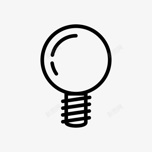 灯泡螺丝工具和设备svg_新图网 https://ixintu.com 灯泡 螺丝 工具 设备